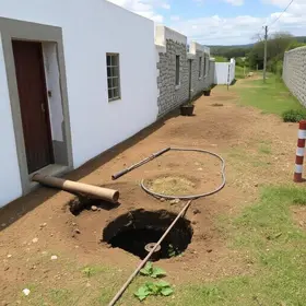 vazamento de esgoto