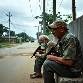 idosos reféns